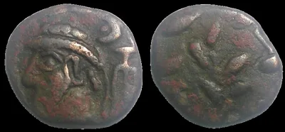 KINGS of ELYMAIS, Kamnaskires V  54/3-33/2 BC. Æ Drachm 16.2mm 3.78gm Uncertain mint.