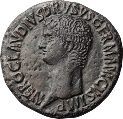 Nero Claudius Drusus. Sestertius