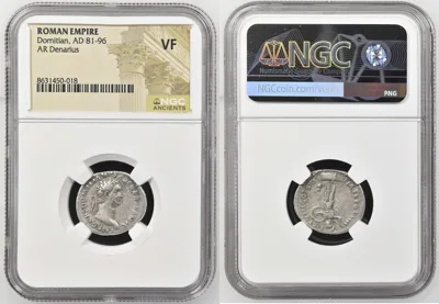 Denarius 81-96 AD Domitian VF