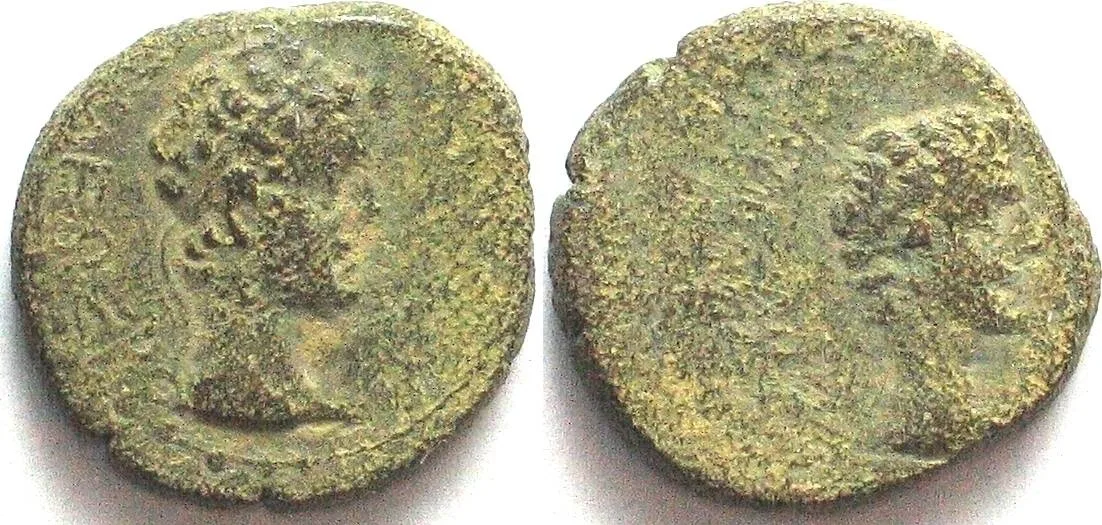 -11/12 KINGS of THRACE. Rhoemetalces I, 11 BC - 12 AD, AE 20mm, under Augustus, VF