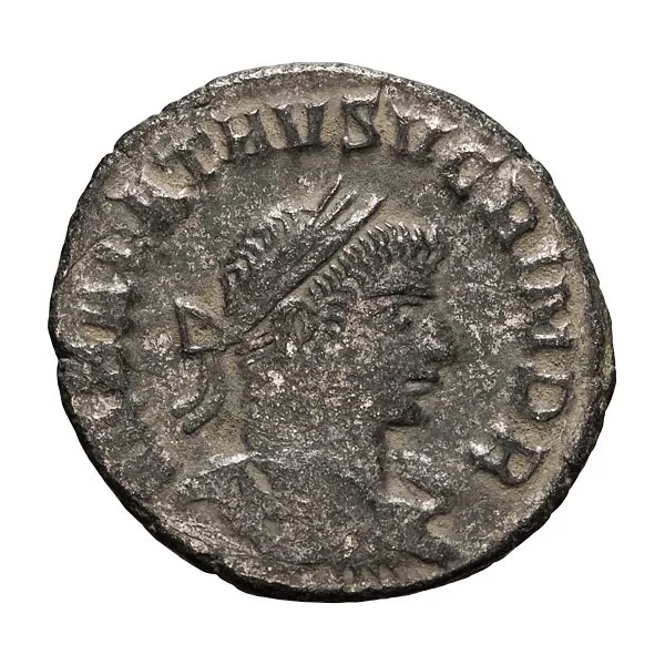 Aurelian and Vabalathus. Antoninianus