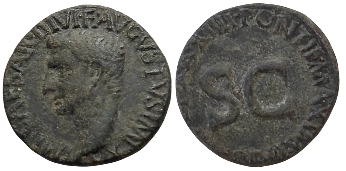 The Roman Imperial. Augustus, 27 BC-AD 14. Æ As (11.21 g). Rome, ca. AD 11-12.