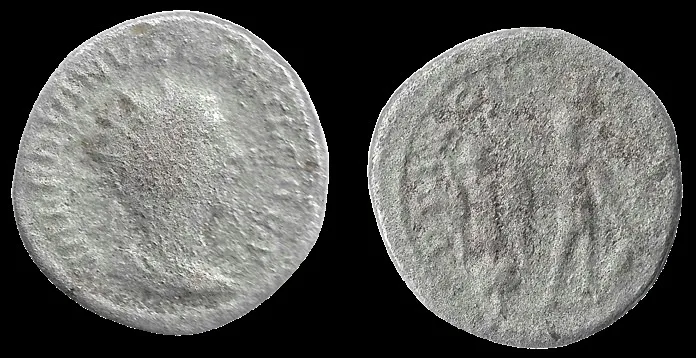 Valerian II as Caesar 256-258 AD (Struck 256-257 AD) BI 3.11gm 20mm Antoninianus, Antioch, Scarce