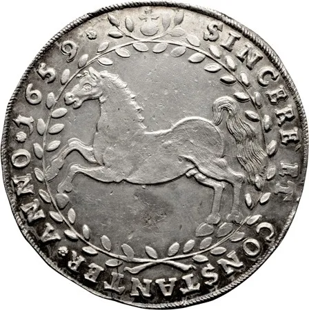 German States, Duke Friedrich V, 1659, Clausthal, Taler