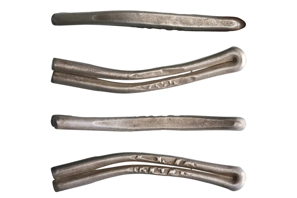 Iran: silver larin (4.86g), 1500s-1600s CE. Silver "hairpin" larins were issued for circulation in the Arabian Sea, Gulf, and coastal regions of the Indian Ocean.