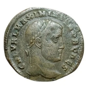 Maximinus II as Caesar. 308-313 AD, Follis. Nicomedia mint. Scarce.  VF