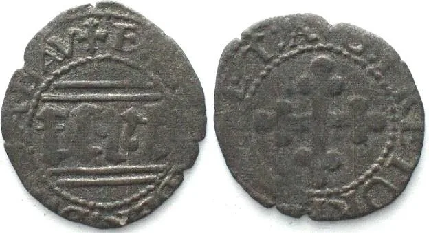 1553-1580 SAVOY Quarto EMANUELE FILIBERTO 1553-1580, FERT, billon XF! EF