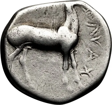 Bruttium, Caulonia. Stater