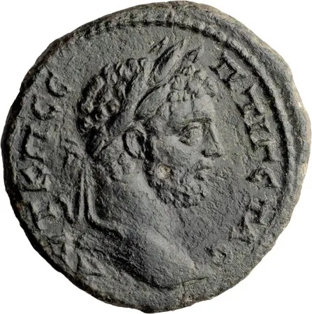 Geta as Caesar. AE 30