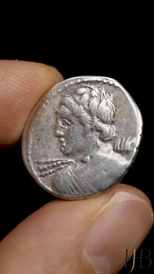 C. Licinius L.f. Macer. Denarius