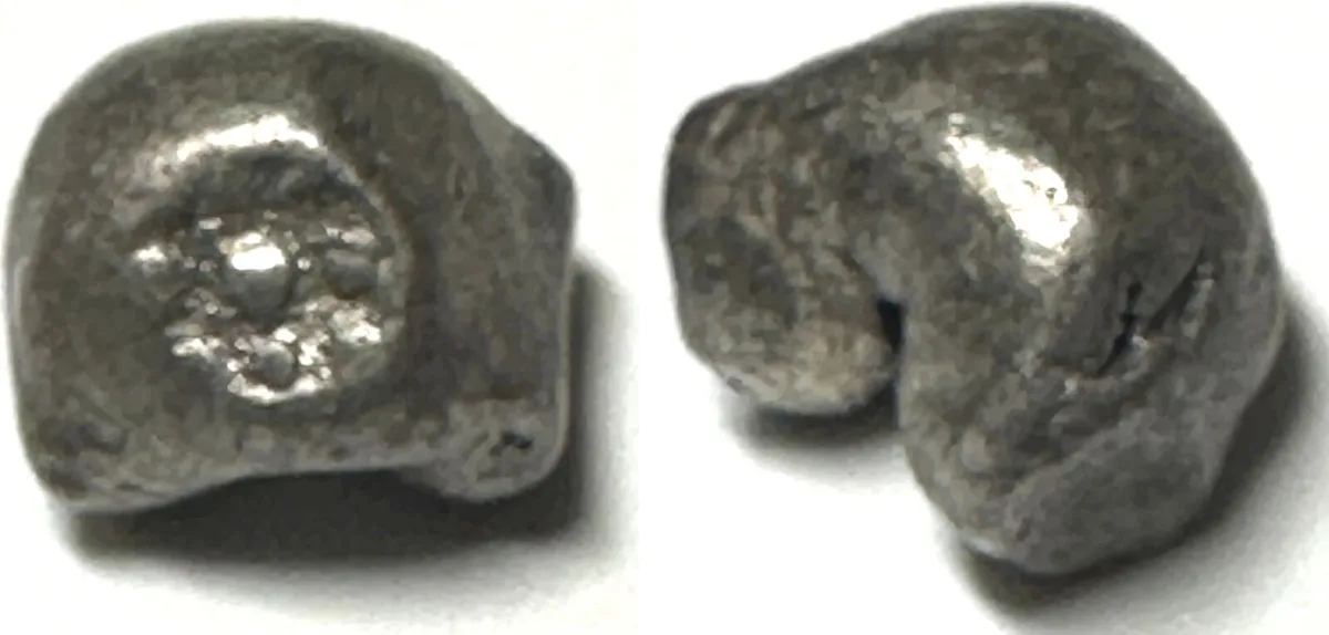 1824-1851 THAILAND Fuang (1/8 Baht) RAMA III (1824-51) Ruang Puang, Pot Duang Bullet XF EF