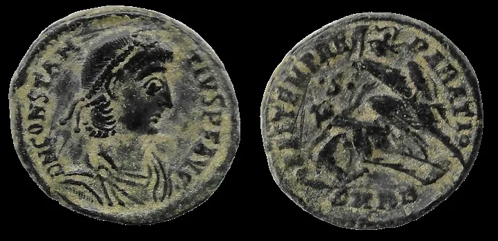 Constantius II, 351–354 AD, AE 21mm 6.29gm Reduced Centenionalis, Cyzicus.