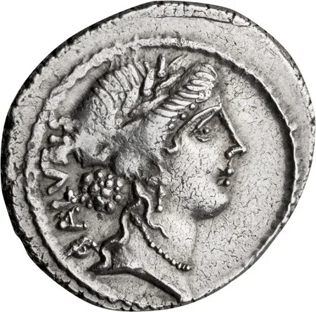 Man. Acilius Glabrio. Denarius