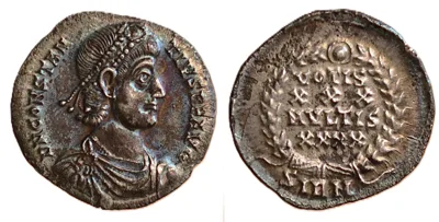 Constantius II AR Siliqua. Sirmium, AD 353.