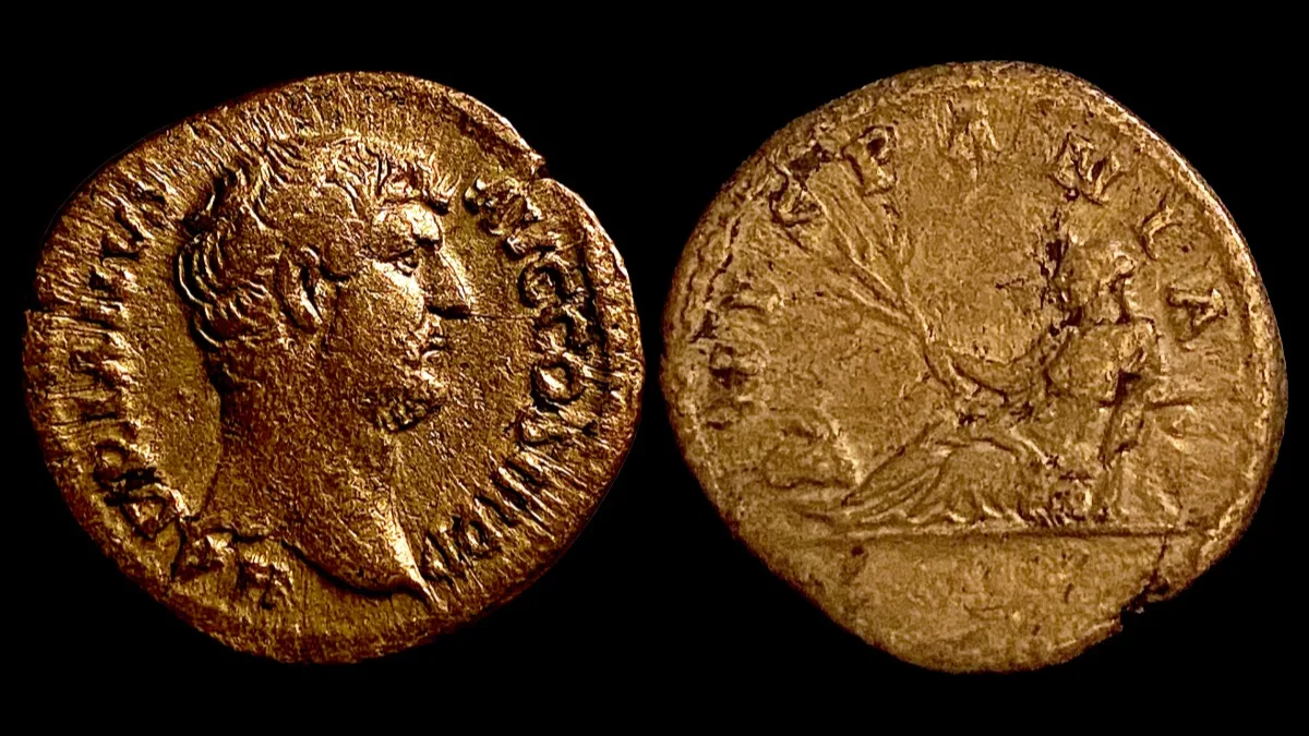 *Scarce (*Hispania-Type*) Great-Style!* Hadrian. AR Denarius "Travel series" issue. Rome, 130-133 AD.