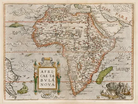 Africa Africae Tabula Nova by: Abraham Ortelius