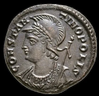 Constantinopolis City Commemorative AE Nummus, Antioch, AD 330–335