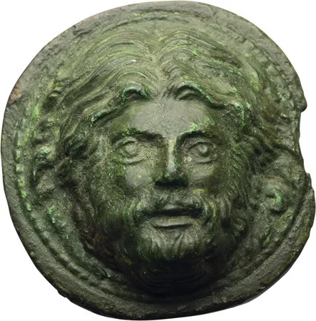 Greek Macedonian Bronze Votive Ring of Philip II as Zeus