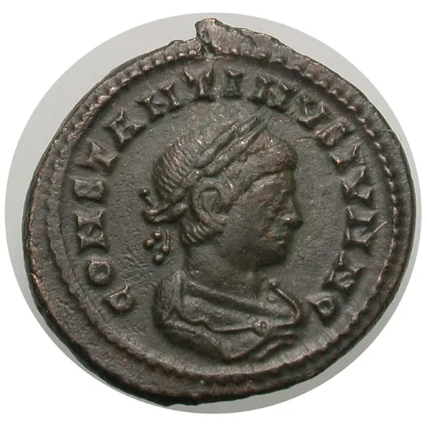 Constantine II as Caesar. AE 3, Reduced Follis