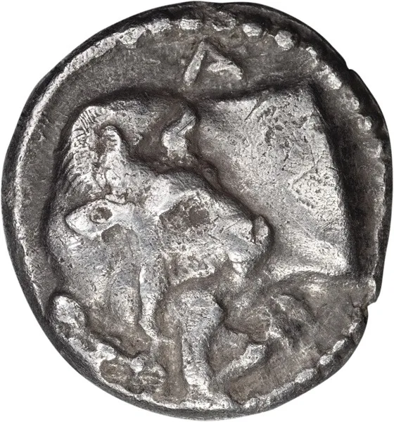 Macedon. Akanthos. AR Tetrobol