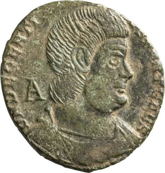 Decentius as Caesar. AE 3