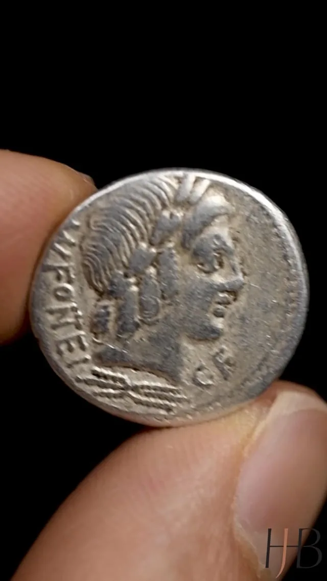 Mn. Fonteius C.f.. Denarius