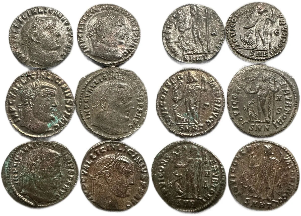 Licinius I Group Lot. 6 Coin Lot