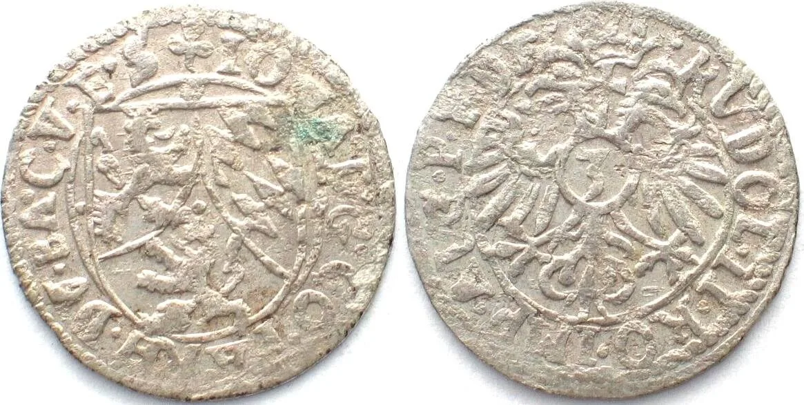 1612-1619 PFALZ-ZWEIBRÜCKEN-VELDENZ 3 Kreuzer ND (1612-19) JOHANN II silver XF! EF