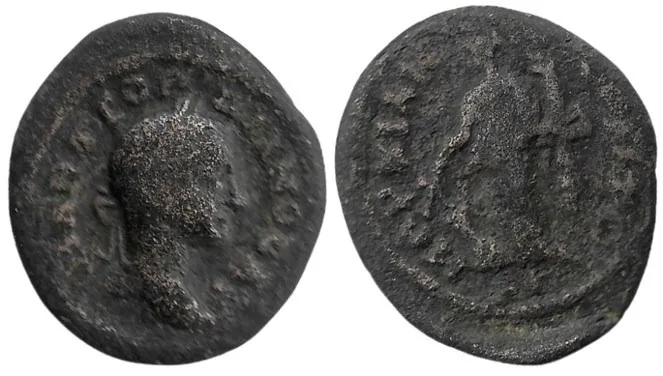 Gordian III (238–244 AD) AE17 (17.5mm 2.82gm) Marcianopolis, Scarce