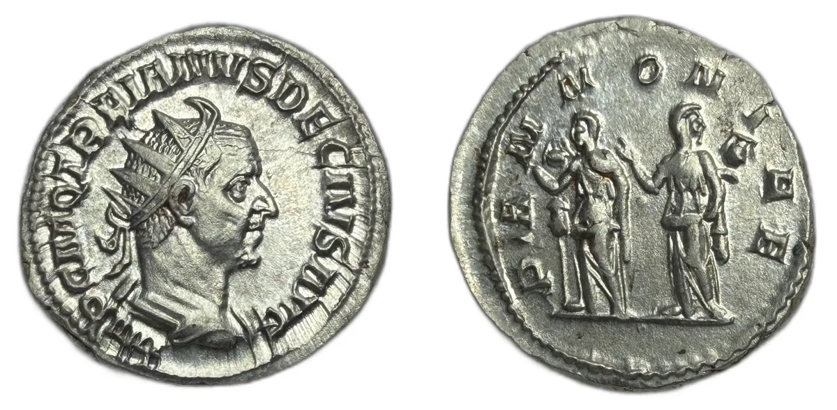 TRAJANUS DECIUS (249-251). Antoninianus. Rome. w PANNONIAE