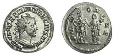 TRAJANUS DECIUS (249-251). Antoninianus. Rome. w PANNONIAE