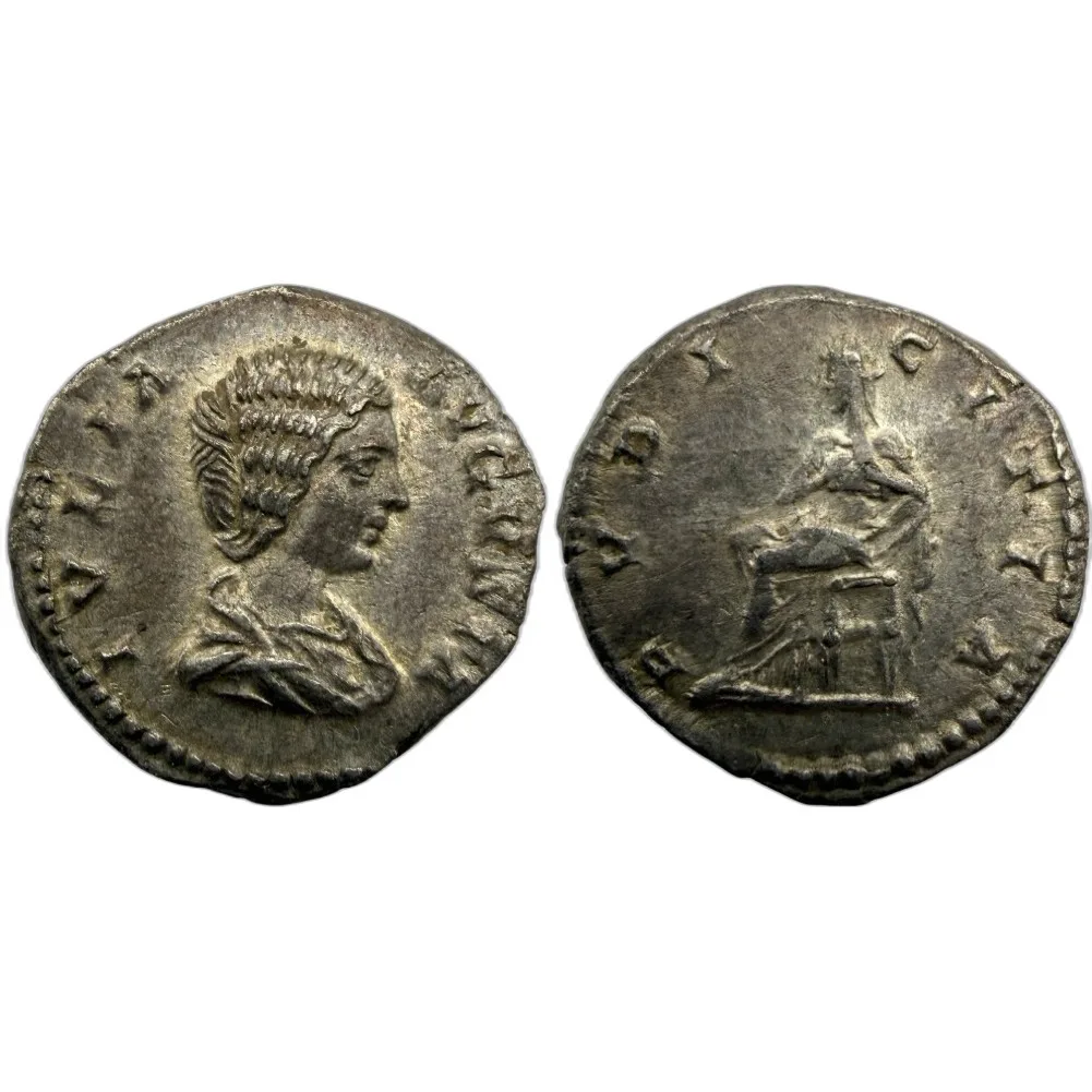 Julia Domna Denarius - Lovely Portrait