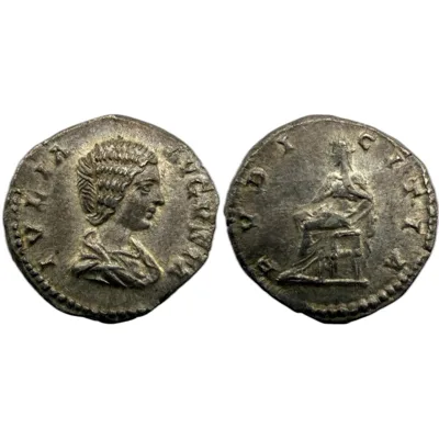 Julia Domna Denarius - Lovely Portrait