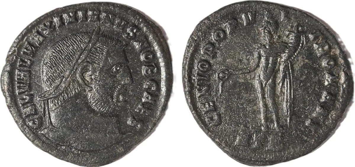 Galerius as Caesar AE1