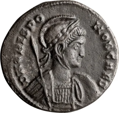 Crispus as Caesar. AE 3