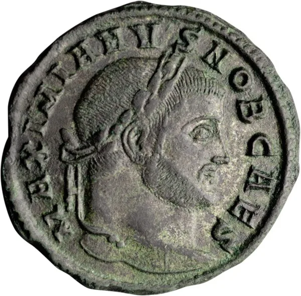Galerius as Caesar. Follis