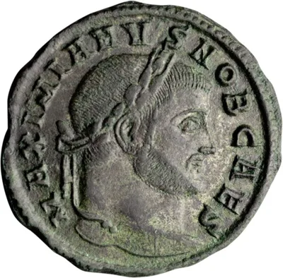 Galerius as Caesar. Follis