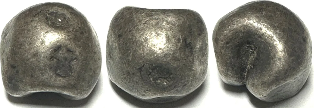 1824-1851 THAILAND 1 Baht, RAMA III (1824-1851), Prasat, Pot Duang Bullet Coin, silver aVF VF-