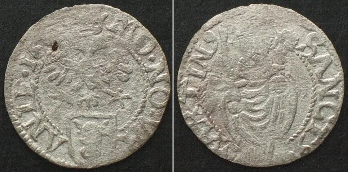 1609 Swiss Cantons URI Schilling 1609 ST. MARTIN billon XF! EF