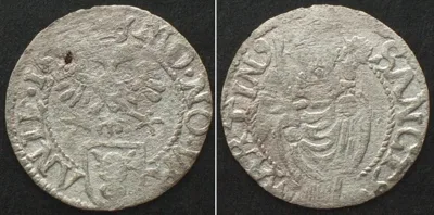 1609 Swiss Cantons URI Schilling 1609 ST. MARTIN billon XF! EF