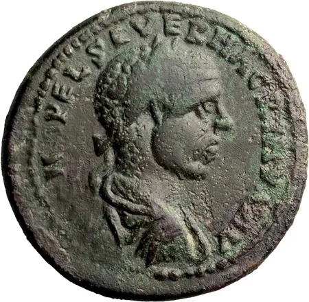 Macrinus. AE 33