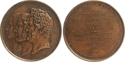 France - Ferdinand-Philippe d'Orléans (1810-1842) - Médaille, Mariage du Duc