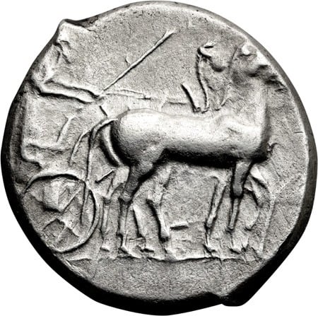 Sicily Katane silver tetradrachm