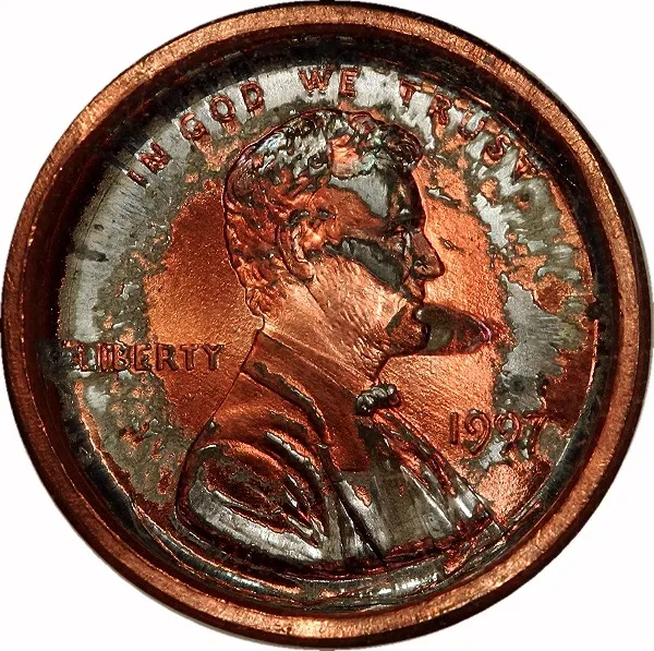 Lincoln Cent, 1997, Mated Pair. Obverse & Reverse Die Cap., 1¢ , NGC, MS68/67 RD