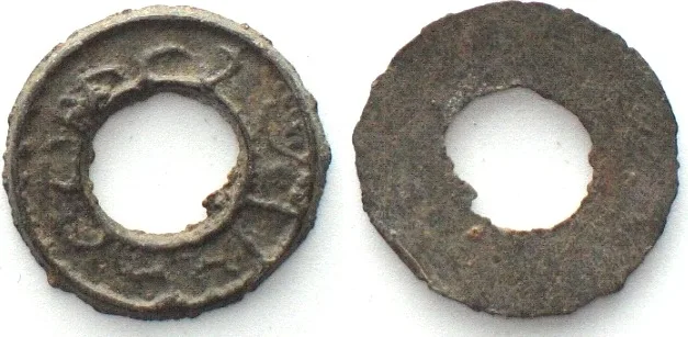 1801-1825 PALEMBANG Sultanate. Pitis ND (1801-1825), anonymous, tin 16mm VF