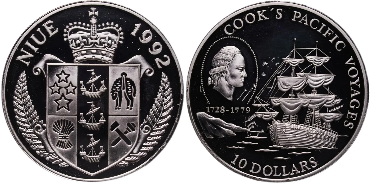Niue: Silver Investment 10 Dollars proof coin