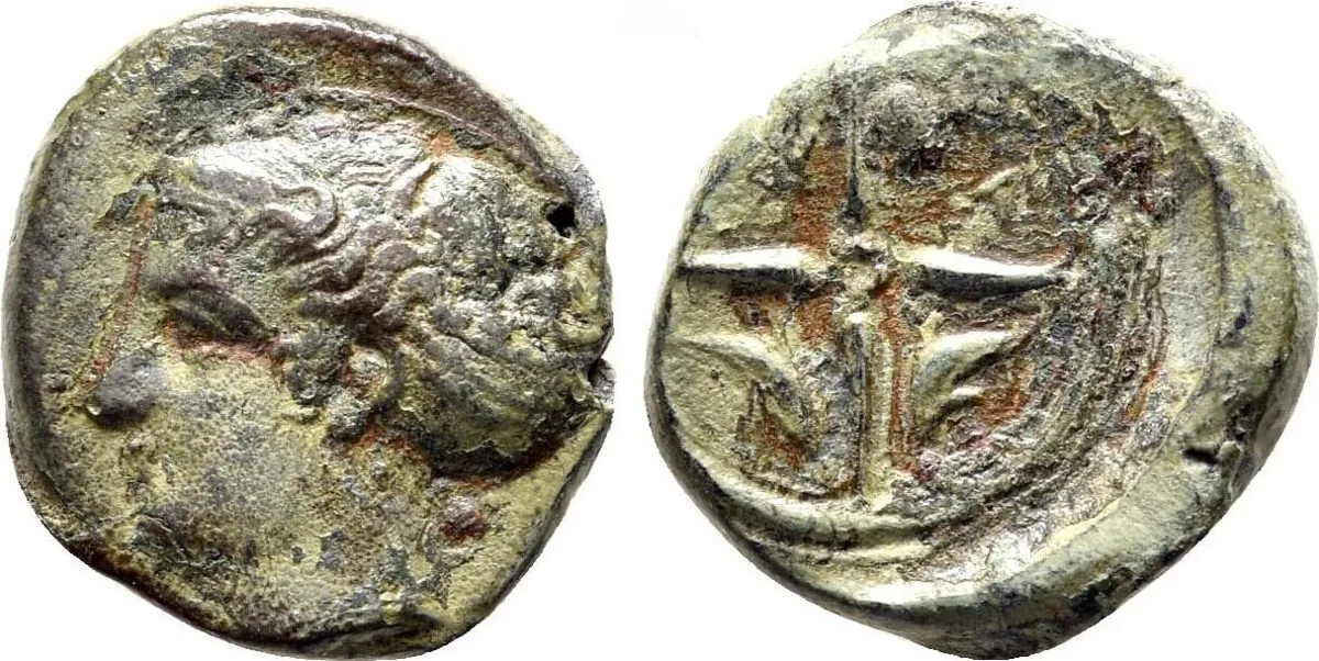 SICILY, Syracuse. Dionysios I. 405-367 BC. Æ Hemilitron (3.79 g, 17 mm).