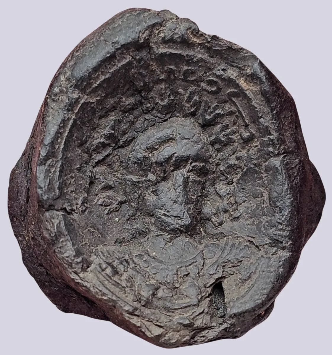 Iranian Huns. Hephthalite Clay Sealing (5th–6th cent. AD)