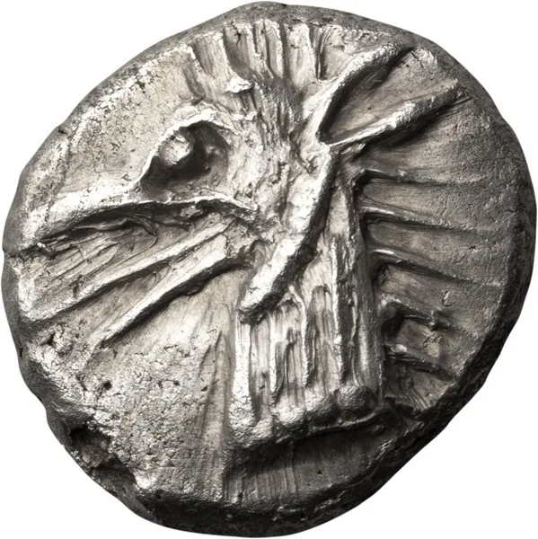 Caria, Halicarnassus. AR Tetrobol