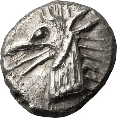 Caria, Halicarnassus. AR Tetrobol
